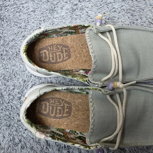 Hey Dude Wendy Fringe Sage Loafers Women's Shoes Size 9 - Picture 9 of 9